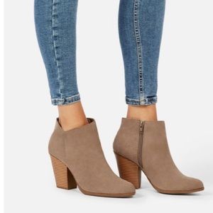 Justfab Western Wild Block Heel Bootie